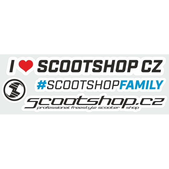 List samolepek Scootshop.cz XS