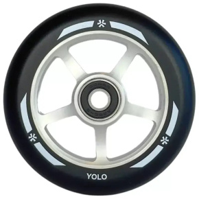 Union Yolo Pro Scooter Wheel 100mm Raw/Black Union Yolo Pro Scooter Wheel 100mm Raw/Black