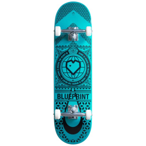 Skateboard Blueprint Home Heart 8.25" Černý/Tyrkysový Skateboard Blueprint Home Heart 8.25" Černý/Tyrkysový
