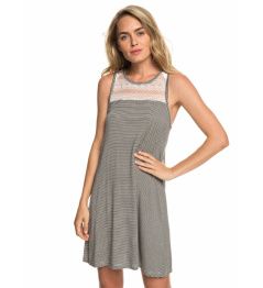 Šaty Roxy What Lovers Do 239 kvj4 anthracite cosy stripes 2019 dámské vell.L