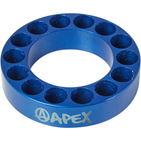 Headset spacer Apex 10mm modrý