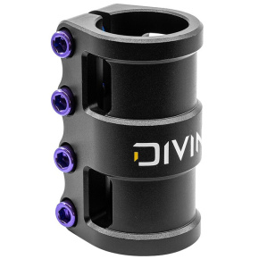 Objímka Divine SCS black / purple bolt M6 Alu