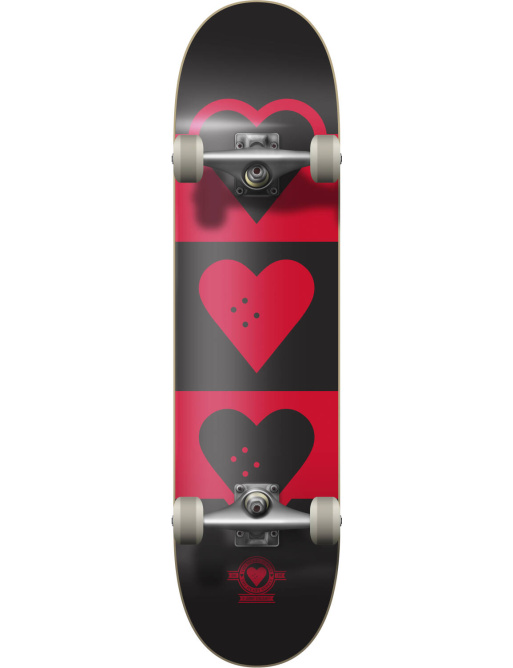 Heart Supply Quadron Logo Skateboard Komplet (8.25" | Červená)