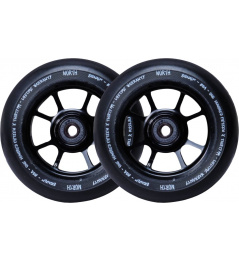 Kolečka North Signal 110x30mm Matte Black 2ks