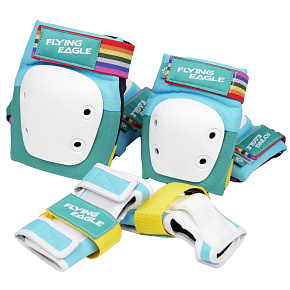 FlyingEagle Valiant Dětské Chrániče Na Brusle (S|Modrá)