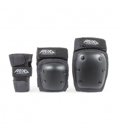 REKD Heavy Duty Triple Pad Set Black S