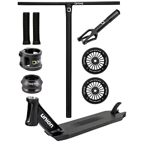 Freestyle koloběžka Custom Divine X Union HoneyComb 490 mm Black/Neochrome