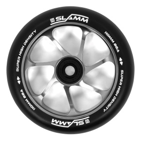 Slamm 110mm Team Wheels - Black / Silver - 110mm