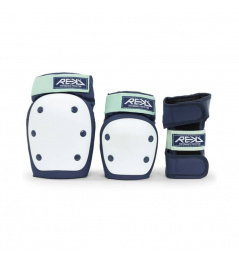 REKD Heavy Duty Triple Pad Set Blue/Mint S