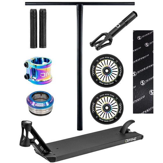 Freestyle koloběžka Custom Divine Street 6" 580 mm Forget Černá