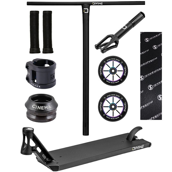 Freestyle koloběžka Custom Divine Street 6" Černá