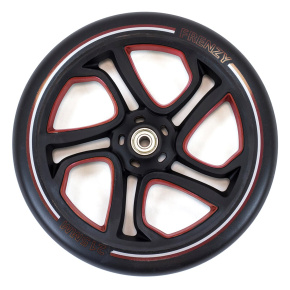 Frenzy Wheels - 215mm Black / Red