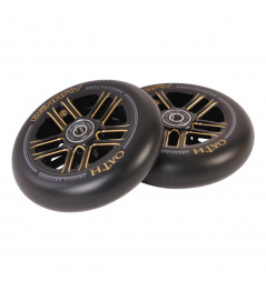 Kolečka Oath Binary 115x30mm Black/Orange 2ks