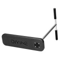 Trampolínová koloběžka Divine 560 mm Black/Silver