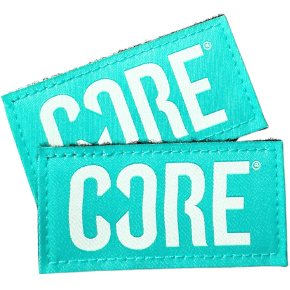 Core Velcro Chránič kolen Tags 2-balení (Tyrkysová)