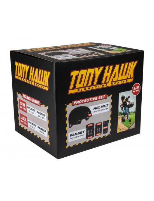 Tony Hawk Protective Set Black/Red L/XL