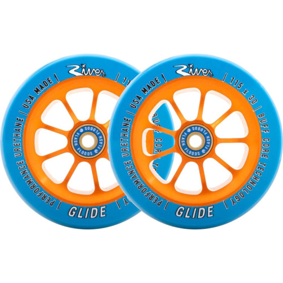 Kolečka River Glide 115x30mm Fireset 2 ks