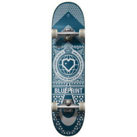 Blueprint Home Heart Skateboard Komplet (8"|Navy/White)