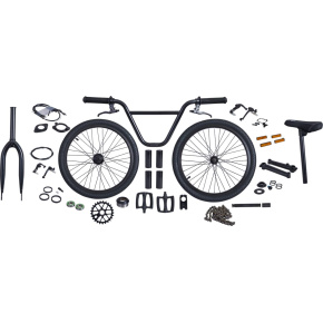 Colony Build Your Own Flatland BMX Bike Kit (Černá)