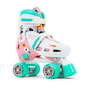 SFR Storm V Adjustable Children's Quad Skates - Flower - UK:8J-11J EU:25.5-29 US:M9J-12J