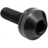 TLC Metric Titanium BMX Šroub Náboje (14mm|Černá)