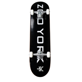 Zoo York Logo Block Complete Skateboard (8" | Černá/Bílá)
