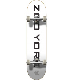 Skateboard Zoo York Logo Block 7.75" Bílá