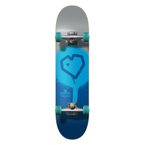 Blueprint Spray Heart V2 Skateboard Komplet (7.75"|Stříbrná)