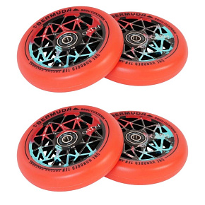 Balení 1+1 Kolečka Oath Bermuda 110mm Black/Teal/Red 4ks
