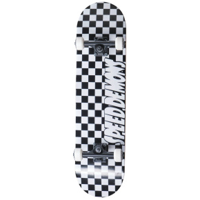 Speed Demons Checkers Skateboard Komplet (7"|Černá/Bílá)