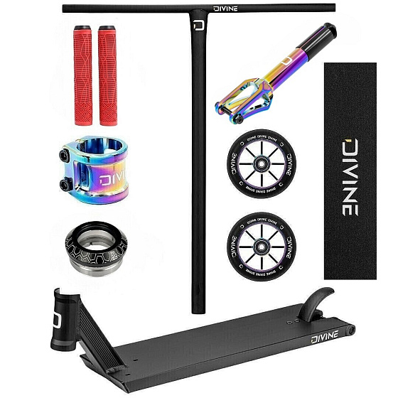 Freestyle koloběžka Custom Divine Street 6" 560 mm Černá/Neochrome