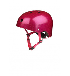 Přilba Micro Pink Glitter M (53-57 cm)