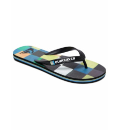 Žabky Quiksilver Molokai Resin Check 569 black/blue/green 2018 vell.EUR42