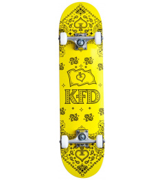 Skateboard KFD Bandana Komplet 7.75" Žlutá