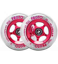 Kolečka Proto x Centrano Plasma 110mm Clear On Red 2ks