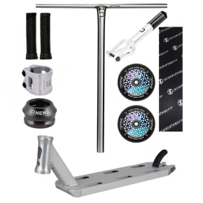 Freestyle koloběžka Divine X Longway Kaiza stříbrná