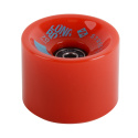 Kolečko Longboard 1ks - červené, ABEC 9, 70 mm