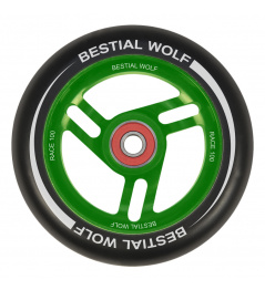 Bestial Wolf Race 100 mm koliesko čierno zelené