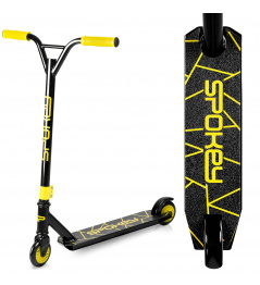 Spokey REVERT Koloběžka freestyle, kolečka 100 mm žlutá