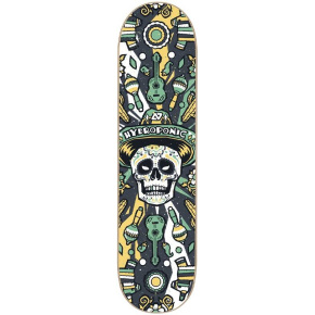 Hydroponic Mexican Skull 2.0 Skate Deska (8.375"|Black)