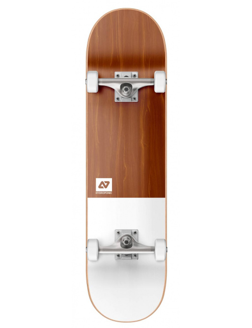 Skateboard Hydroponic Clean 7.75" White-brown