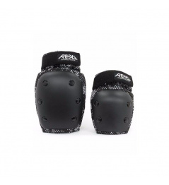 REKD Youth Heavy Duty Double Pad Set Black/Grey M