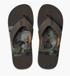 Pantofle Reef Waters brown camo 2020 vell.EUR43