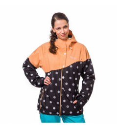 Bunda Horsefeathers Coralie black dots 2016/17 dámská vell.XS