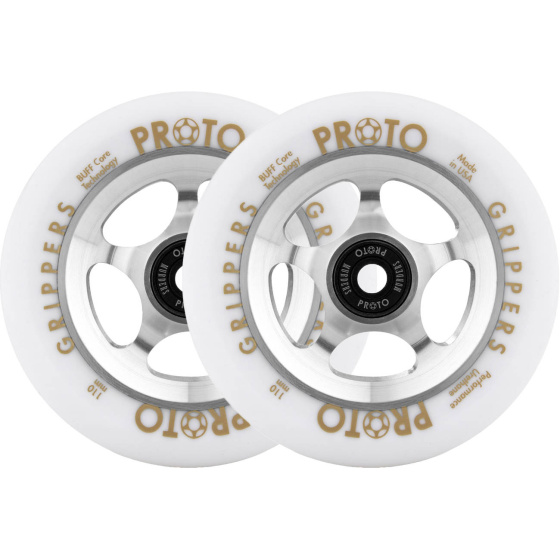 Kolieska Proto Gripper 110mm strieborné 2ks