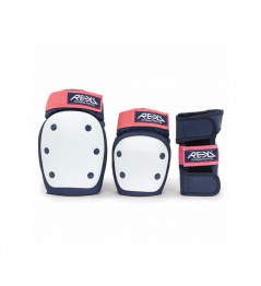 REKD Heavy Duty Triple Pad Set Blue/Pink M