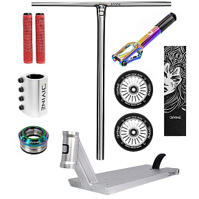 Freestyle koloběžka Custom Divine Street 6,5" Stříbrná