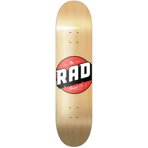 RAD Solid Logo Skate Deska (8.25"|Natural Maple) RAD Solid Logo Skate Deska (8.25"|Natural Maple)