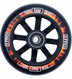Kolečko Longway Tyro Nylon Core 100mm Black/Fire Flame