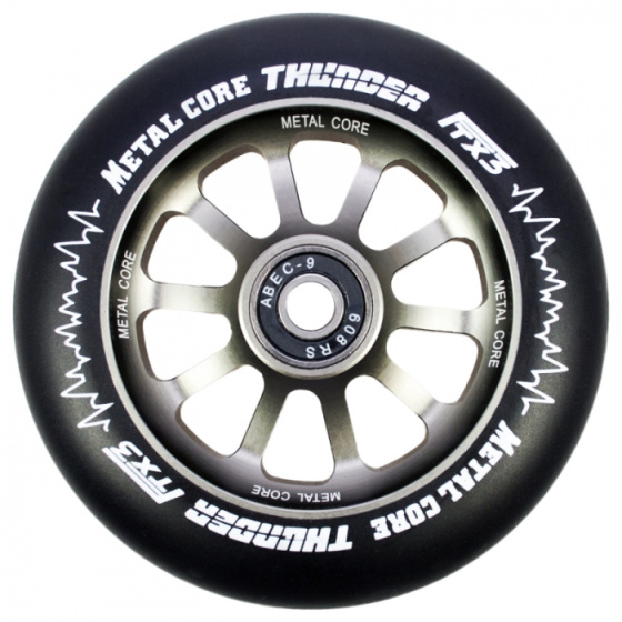 Metal Core Thunder 120 mm koliesko čierne